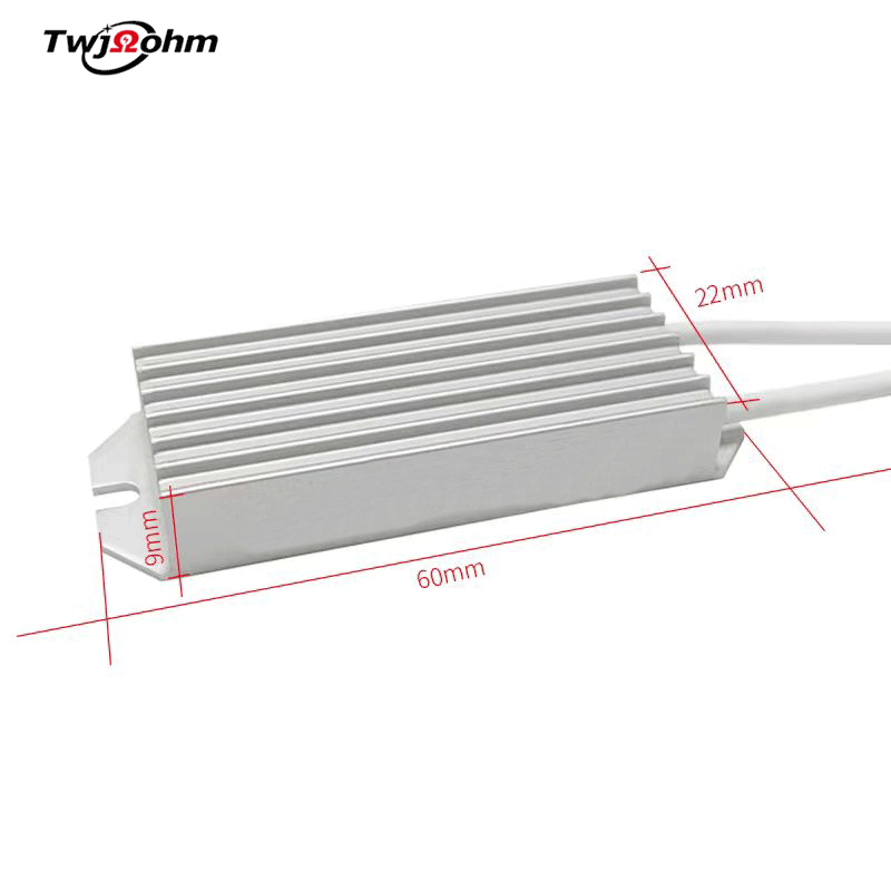 RXLG-80W5R1R20R变频器刹车梯形大功率伺服器铝壳数控电梯再生回生制动电阻器